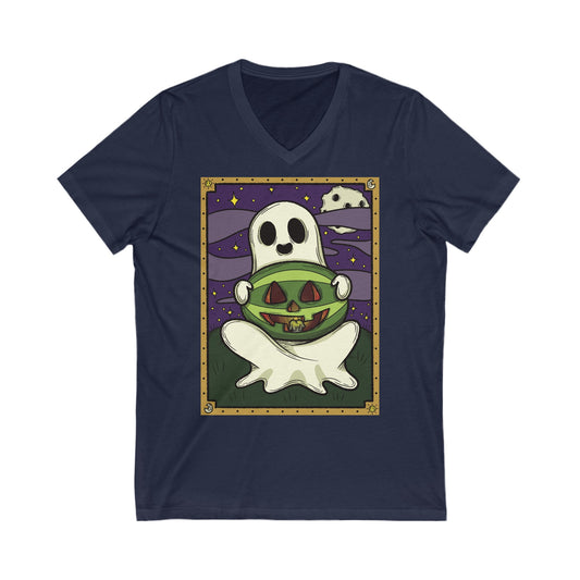 Spooky Summer Vibes (Night) V-Neck Tee