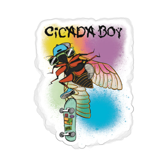 Cicada Boy Sticker