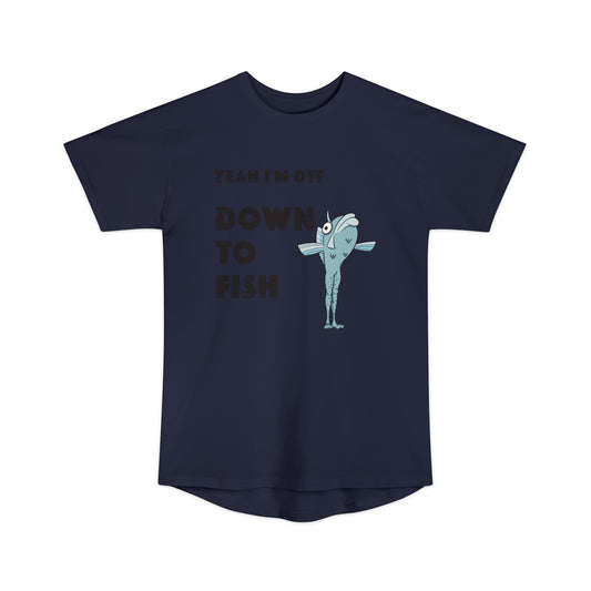 Down to Fish Long Body T