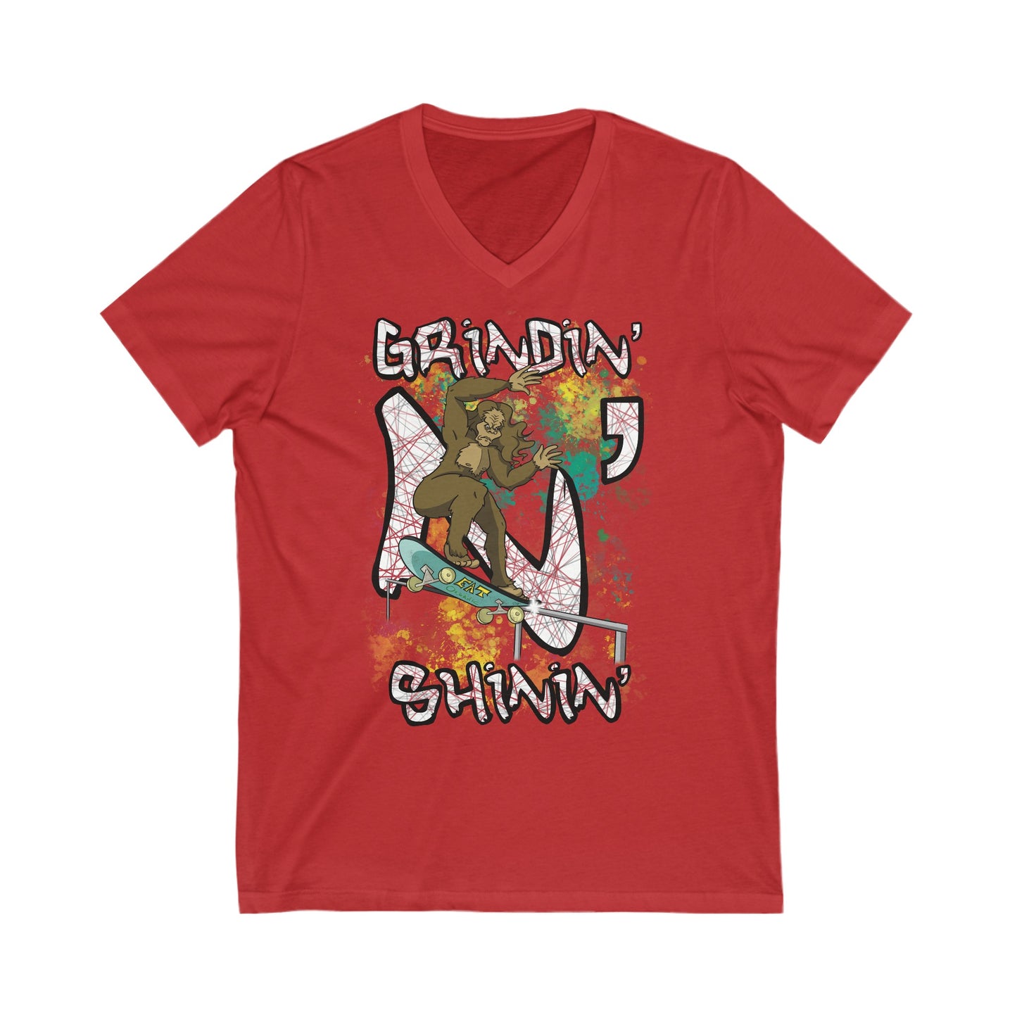 Grindin' "N" Shinin' V-Neck Tee