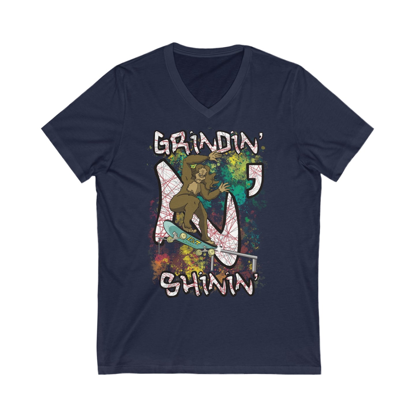 Grindin' "N" Shinin' V-Neck Tee